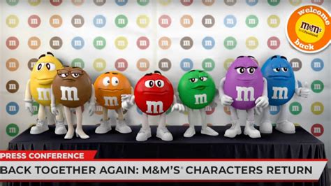 Les M&M Spokescandies annoncent leur retour dans la publicité du Super ...