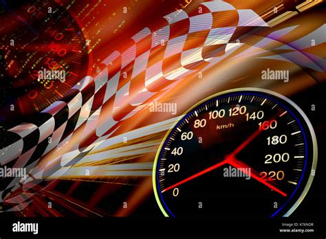 abstract speed racing background with speedometer Stock Photo - Alamy