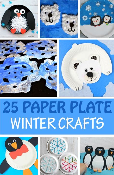 25 Easy Paper Plate Winter Crafts For Kids To Make | Winter animal ...