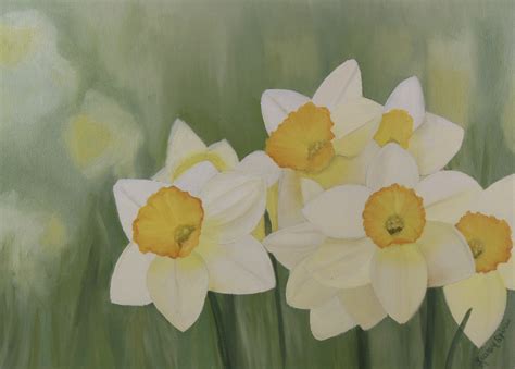 Narcissus Flower Painting at PaintingValley.com | Explore collection of Narcissus Flower Painting