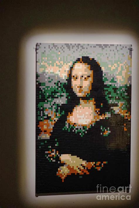 Da Vinci Mona Lisa from Lego k1 Photograph by Avi Horovitz