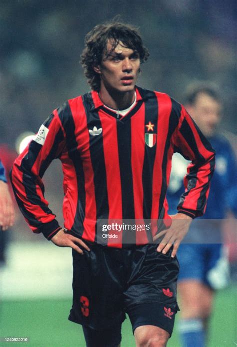 09 December 1992 Eindhoven - Champions League - PSV v AC Milan, Paolo... News Photo - Getty Images