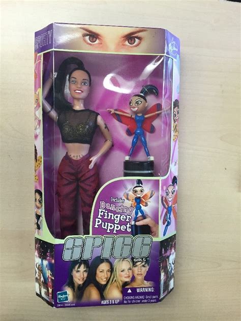 SPICE GIRLS VIVA FOREVER MEL C/SPORTY SPICE DOLL w/DANCING FINGER PUPPET #Hasbro # ...