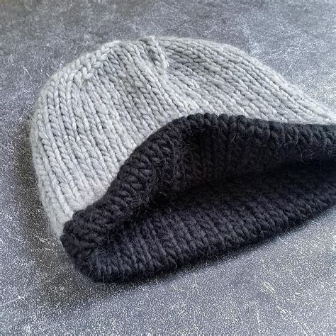 Mens Beanies Pattern, Mens Hat Knitting Pattern, Chunky Hat Pattern, Knit Beanie Pattern, Mens ...