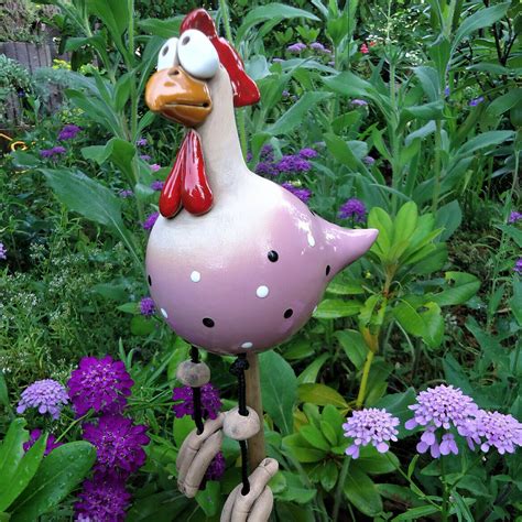 Chicken Yard Art Chicken Decor Statue Garden Ar Indoor | Etsy