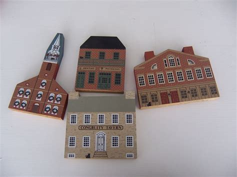 Village / the Cat's Meow Wooden Village - Etsy