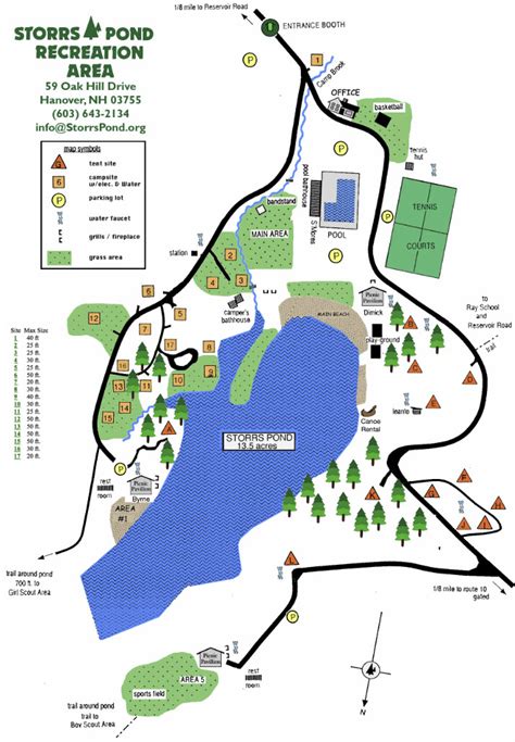 Area Map | Storrs Pond Recreation Area