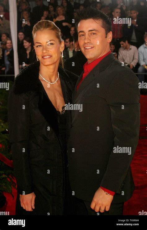 Matt Leblanc andwife Melissa McKnight arriving to the 31st annual People's Choice Awards in ...