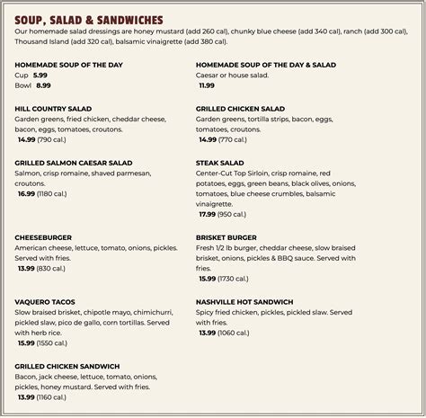 Saltgrass Steak House Menu With Prices (Updated: February 2024)