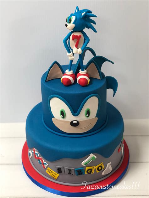 Awesome Sonic the Hedgehog cake! | Sonic cake, Sonic birthday cake ...