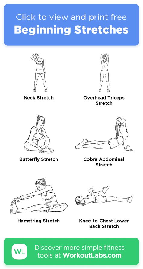 Printable Stretching Exercises