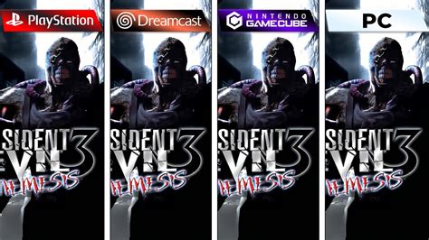 Resident Evil 3 Nemesis (1999) PS1 vs Dreamcast vs GameCube vs PC ...