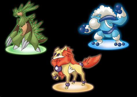 Pokemon x y: starters possible evolutions by ecoabismo on DeviantArt