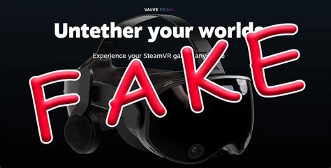 The 'Valve Prism' VR Headset is Fake - Total Gaming Network