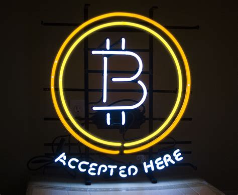 The Official Bitcoin Neon Sign - Designed by Cryptocables | Bitcoin ...