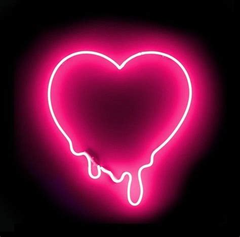 Home accessory: heart lighting neon neon pink neon light tumblr tumblr ...