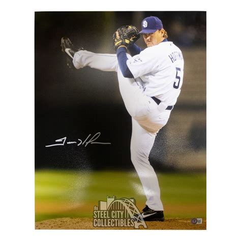 Trevor Hoffman Autographed San Diego Padres 16x20 Photo - BAS | Steel ...