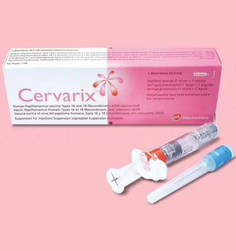 Cervarix Vaccine Injection, Packaging Type: Pre-filled Injection, 16 20 ...