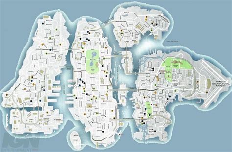 Image - GTA IV - Carte de Liberty City.jpg | Grand Theft Wiki | FANDOM powered by Wikia