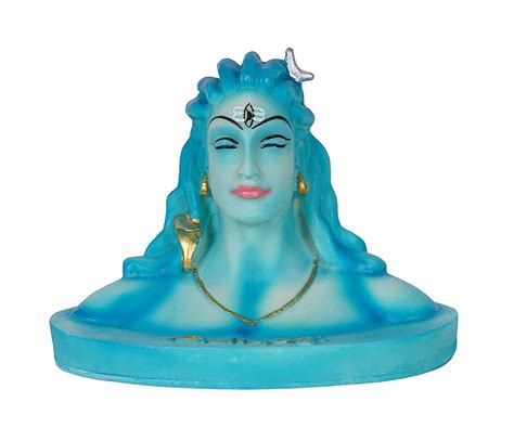 Buy Shree Shyam Gems & Jewellery Adiyogi Plain Shiva Statue, Lord Shankar Mahadev Decorative ...
