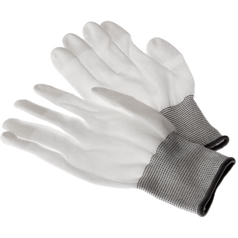 Sensei Anti-Static Gloves (Large, White) ASCG-WL B&H Photo Video