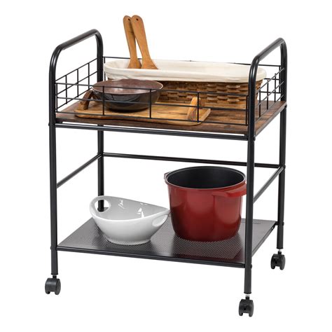 IRIS USA Wide Modern Rolling Serving Cart - Walmart.com