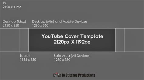 youtube banner template size Youtube Banner Template Size - youtube banner template size ...