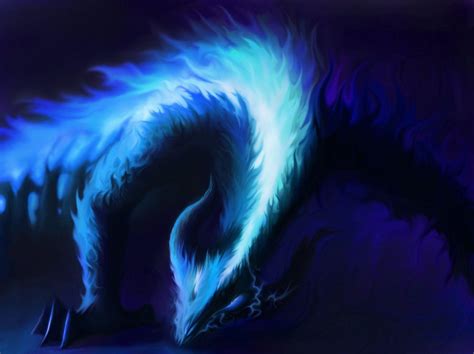 Blue Fire Dragon Wallpapers - Wallpaper Cave