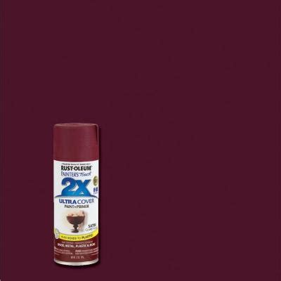 Rust-Oleum Painter's Touch 2X 12 oz. Satin Claret Wine General Purpose ...