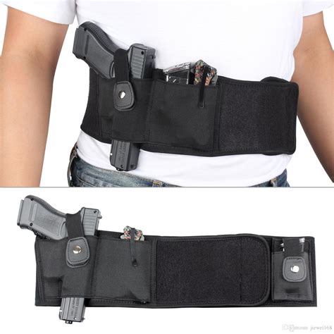 2020 Ultimate Tactical Belly Band Holster For Concealed Carry Black Fit ...