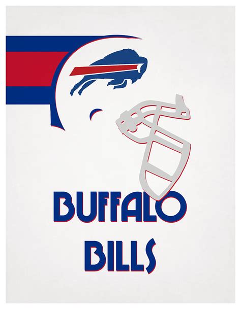 Buffalo Bills Team Vintage Art Mixed Media by Joe Hamilton - Fine Art ...