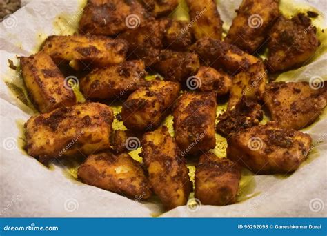 Indian Style Fish Fry stock photo. Image of delicious - 96292098