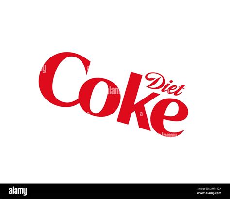 Diet Coke, Rotated Logo, White Background B Stock Photo - Alamy