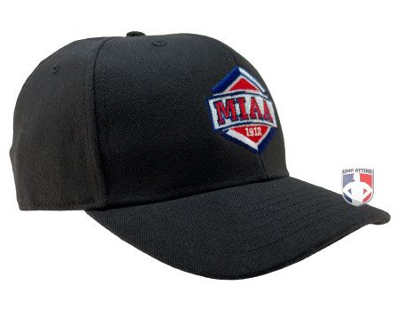 Mid-America Intercollegiate Athletics Association (MIAA) Baseball Umpire Cap - Black | Ump Attire