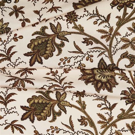 INDIENNE Cotton-Linen Fabric - Ecru | Cotton linen fabric, Luxury pattern, Linen fabric