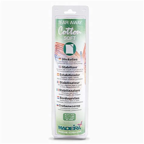 Cotton Soft White Tear-Away Stabilizer | Madeira