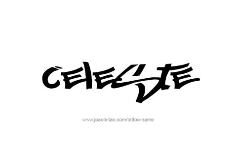 Celeste Name Tattoo Designs | Name tattoo designs, Names, Name tattoo