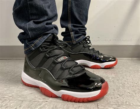 Straight to feet! Jordan 11 “Bred” : r/Sneakers