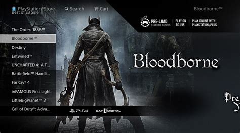 Bloodborne: US-PlayStation Store verrät Release-Datum und bietet Pre ...