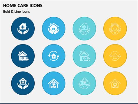 Home Care Icons for PowerPoint and Google Slides - PPT Slides