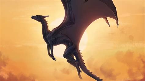 Big Dragon Opened Wings, HD Artist, 4k Wallpapers, Images, Backgrounds, Photos and Pictures