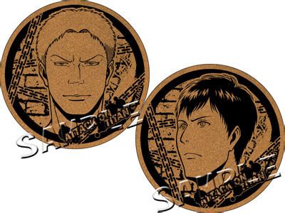Crunchyroll - "Attack on Titan" Merchandise Marches on with Character Pair Coasters