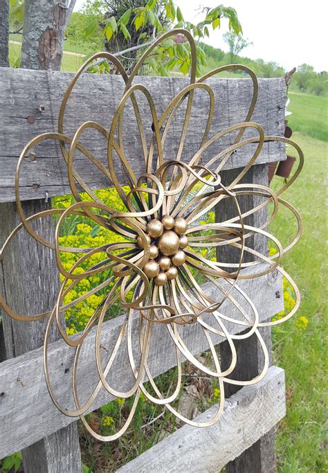 Large Metal Flower Wall Art Garden Flower wall decor Metal