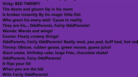 Fairly Odd Parents Intro Lyrics - Trend Meme