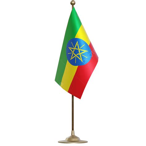 Ethiopia Flag With Pole, Ethiopia Flag Post, Ethiopia Flag, Ethiopia Flag With Metal Stand ...