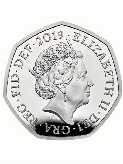 2019 Sherlock Holmes Silver Proof Royal Mint 50p Fifty Pence Coin