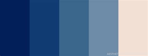 Ink Blue Color Palettes: 21 Must-See Ideas - Aesthetic Color Palette