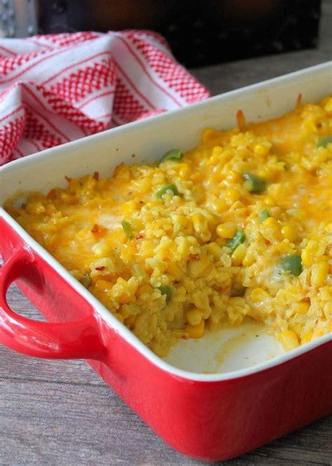 Corn and Rice Casserole | Recipe | Rice casserole, Yellow rice recipes, Cream of celery soup