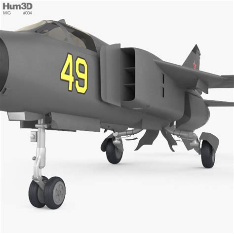 Mikoyan Gurevich MiG-23 3D model - Aircraft on Hum3D