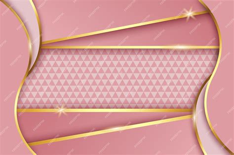 Premium Vector | Pink Luxury Background with Luminous Gold Premium Design